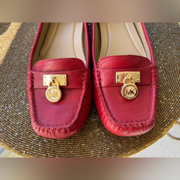 Michael Kors Red-Orange Shoes Size 7 - Picture 5 of 10